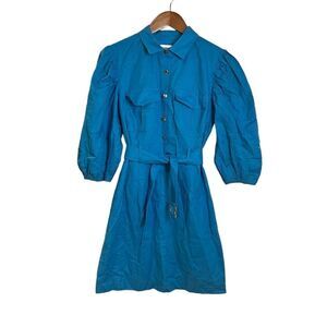 NWT! Passion Fusion blue cotton &‎ hemp dress